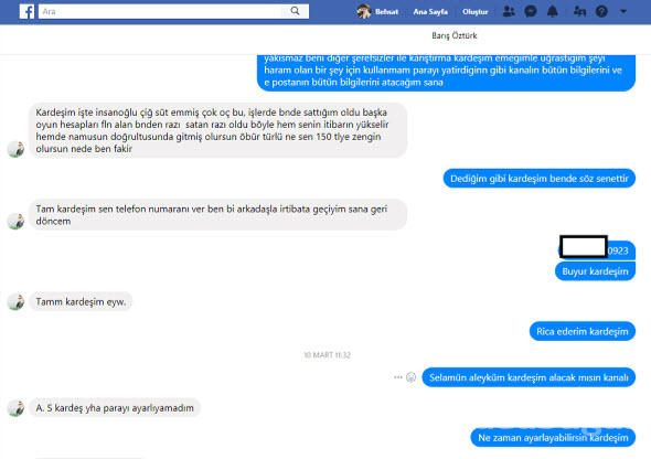 Dolandırıcıyı yakaladığını iddia etti, Whatsapp konuşmaları şaşkına çevirdi
