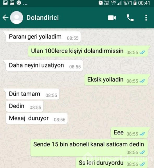 Dolandırıcıyı yakaladığını iddia etti, Whatsapp konuşmaları şaşkına çevirdi
