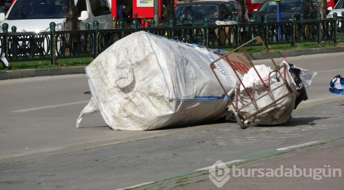 Bursa'da lodos, vatandaşlara zor anlar yaşattı