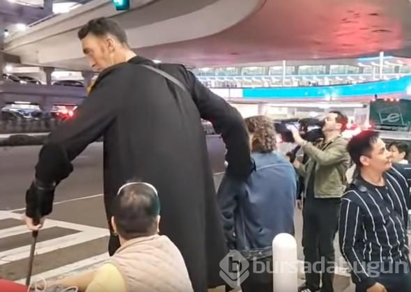 Dünyanın en uzun insanı Sultan Kösen ABD'de
