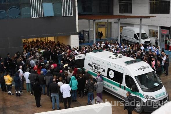 Sedef ebeyi gözyaşlarıyla uğurladılar
