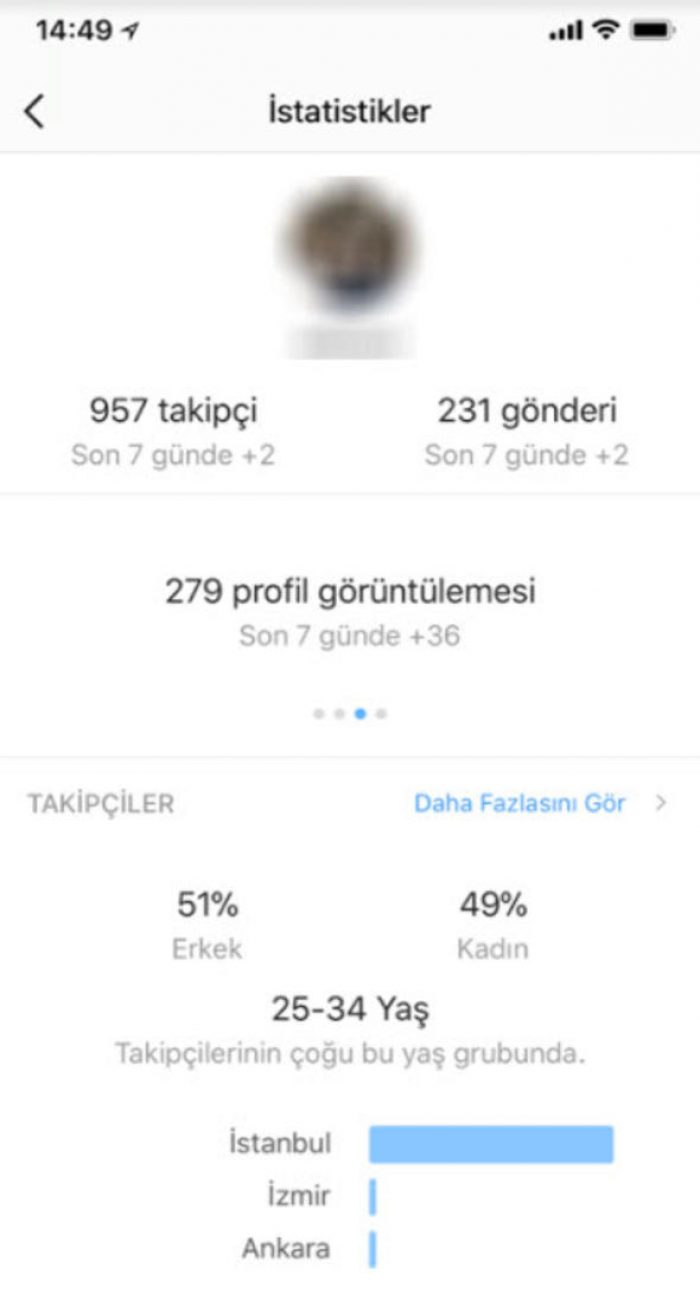 Instagram profilinize girenler artık...