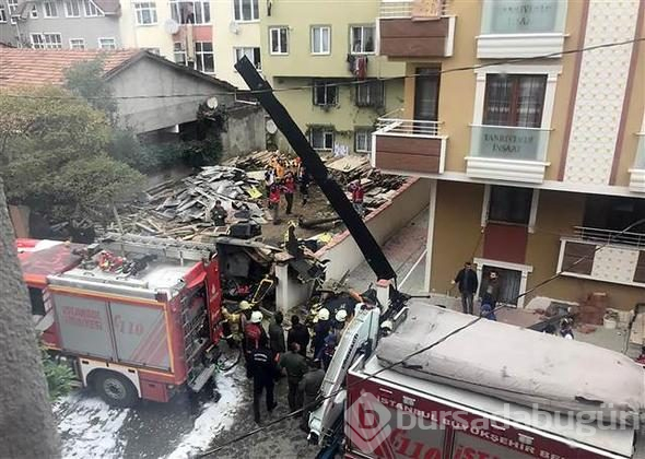 İstanbul'da askeri helikopter düştü
