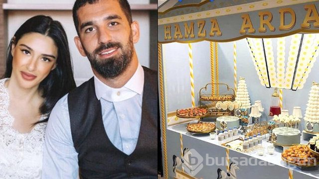 İşte Arda Turan ile Aslıhan Doğan'ın oğulları Hamza Arda'nın odası
