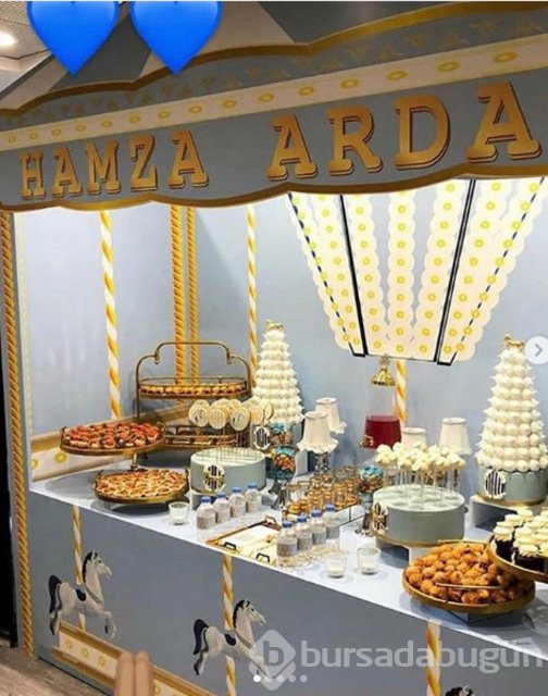 İşte Arda Turan ile Aslıhan Doğan'ın oğulları Hamza Arda'nın odası
