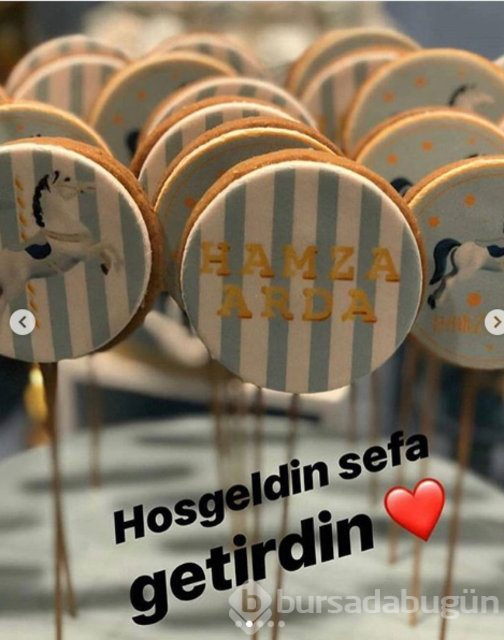 İşte Arda Turan ile Aslıhan Doğan'ın oğulları Hamza Arda'nın odası
