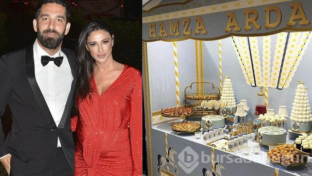 İşte Arda Turan ile Aslıhan Doğan'ın oğulları Hamza Arda'nın odası
