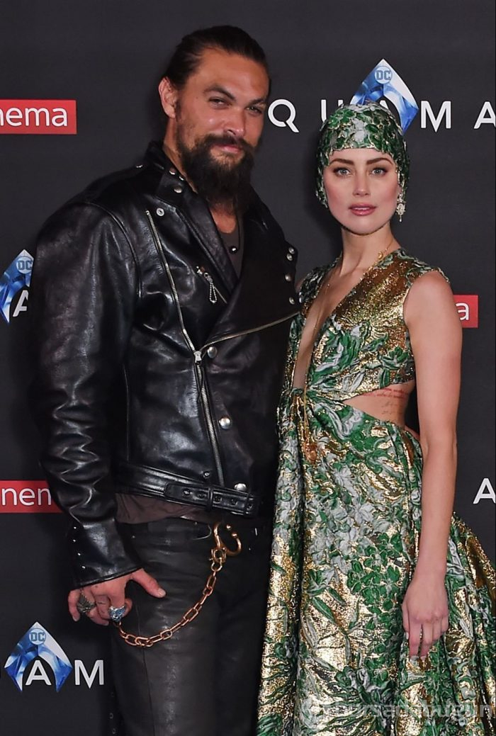 Amber Heard, Aquaman galasında denizkızı oldu