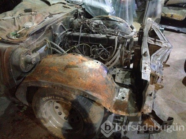 Eski arabanın son hali inanılmaz