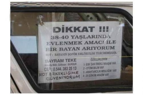 Güldüren ilanlar
