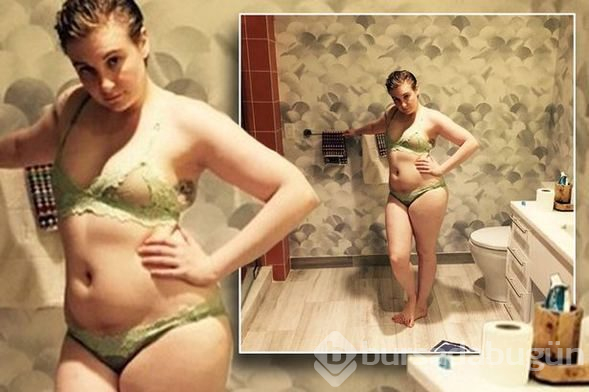 Lena Dunham öncesi-sonrası fotoğrafıyla ters köşe yaptı
