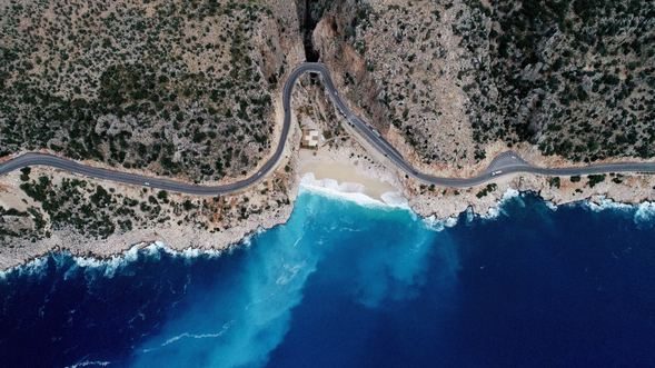 Kaputaş Plajı'nın turkuaz rengi büyüledi
