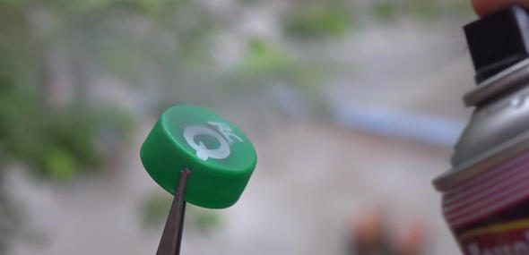 Kapağı spreyle boyadı, sonunda bakın neye dönüştü?
