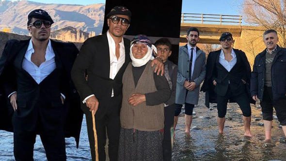 Paçaları sıvayıp dereye girdi! Nusret memleketinde
