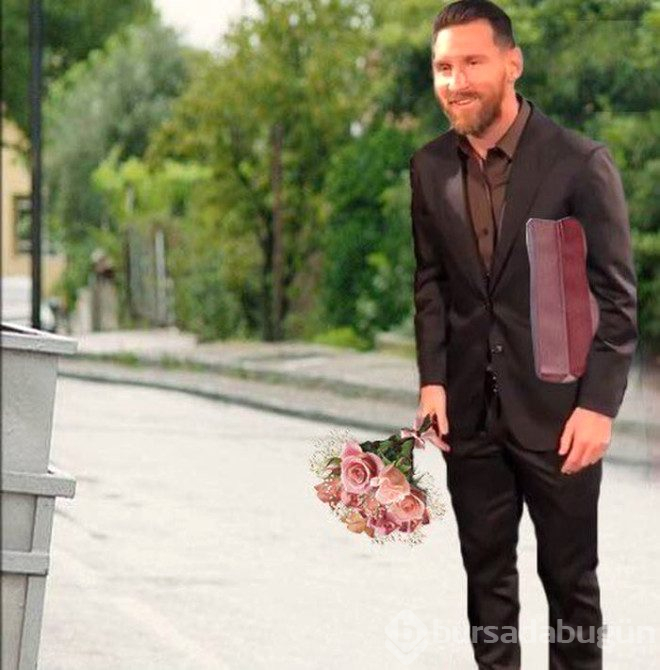 İsrailli modelle fotoğraf çekilirken donup kalan Messi'ye yapılan photoshoplar kırdı geçirdi
