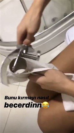 Yine kendinden söz ettirmeyi başardı 