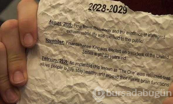 2030'dan geldim' demişti, bu defa tarih verdi
