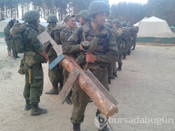 Rus ordusunda sıra dışı ceza yöntemleri!
