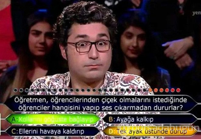 Kim milyoner olmak ister yarışmasında ilk soruda elenen 12 yarışmacı