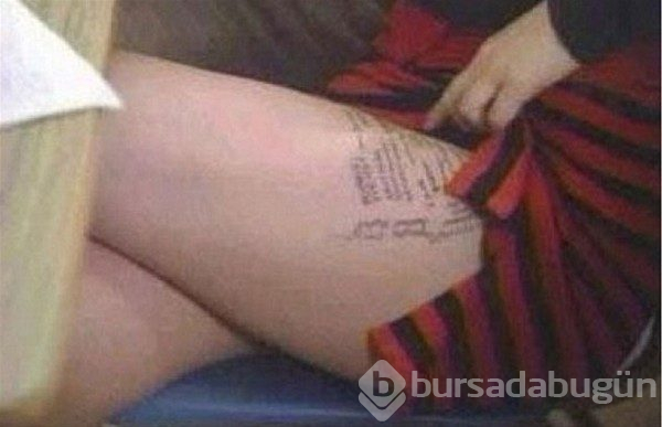 Öğrencilerin kopya ile imtihanı
