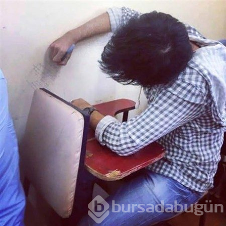 Öğrencilerin kopya ile imtihanı