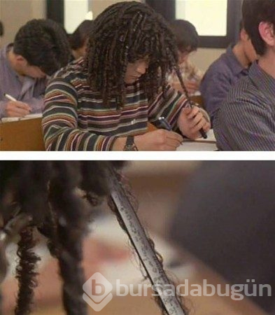 Öğrencilerin kopya ile imtihanı