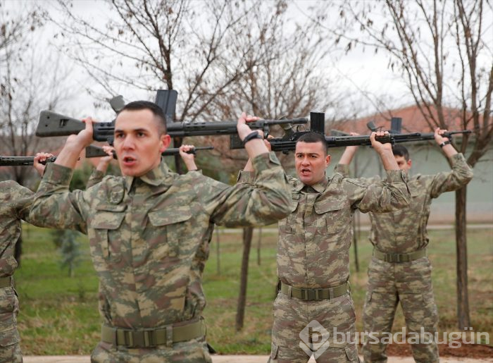 Bedelli askerlerin eğitimi görüntülendi!
