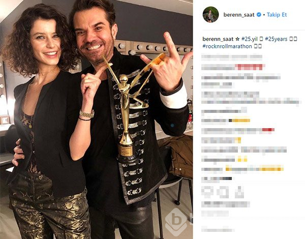 Kenan Doğulu-Beren Saat'in Altın Kelebek mutluluğu
