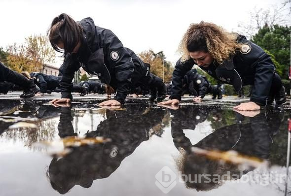 Çevik Kuvvet polislerinin eğitimleri filmleri aratmadı
