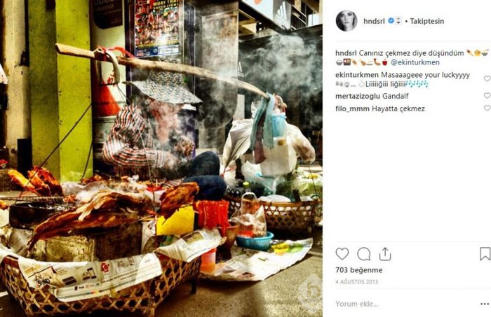 Ünlülerin Instagram'da lezzet paylaşımları