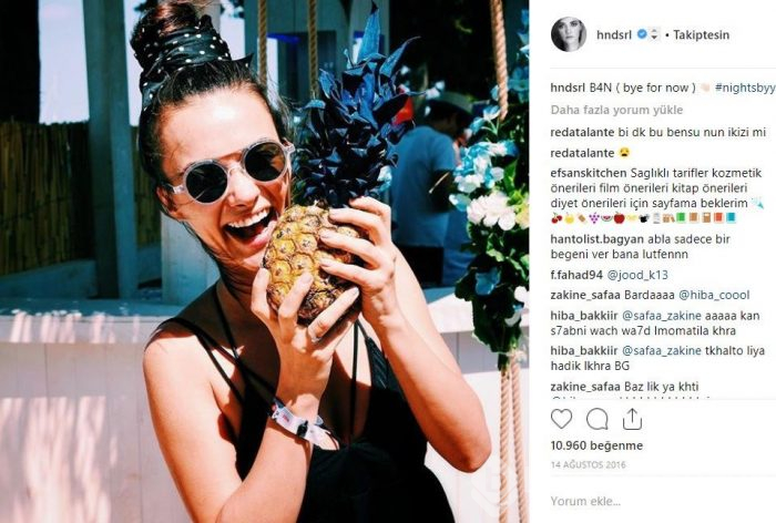 Ünlülerin Instagram'da lezzet paylaşımları