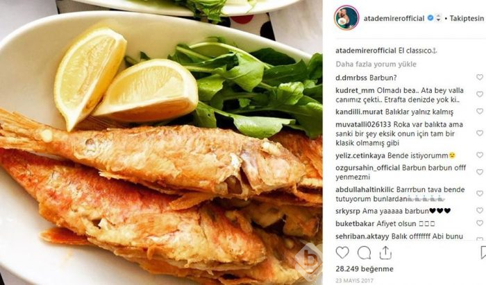 Ünlülerin Instagram'da lezzet paylaşımları