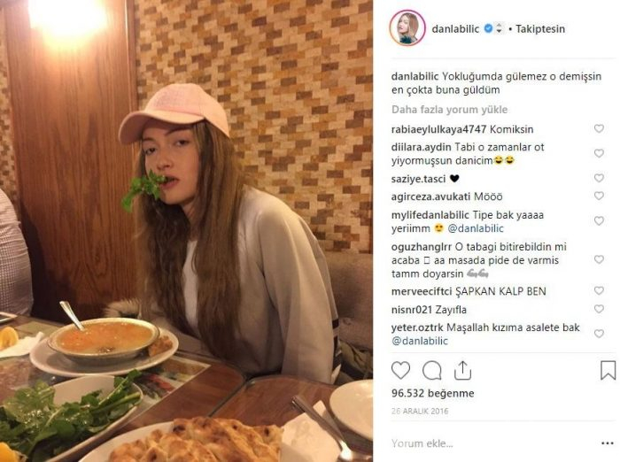 Ünlülerin Instagram'da lezzet paylaşımları