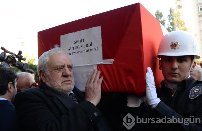 Şehit Emniyet Müdürü Altuğ Verdi son yolculuğuna uğurlandı

