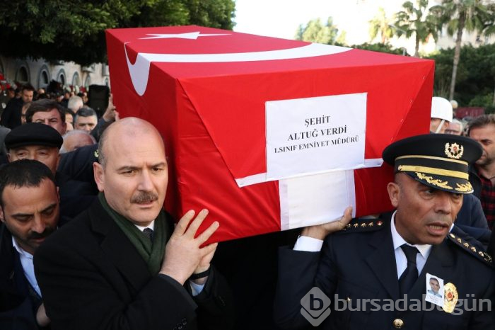 Şehit Emniyet Müdürü Altuğ Verdi son yolculuğuna uğurlandı
