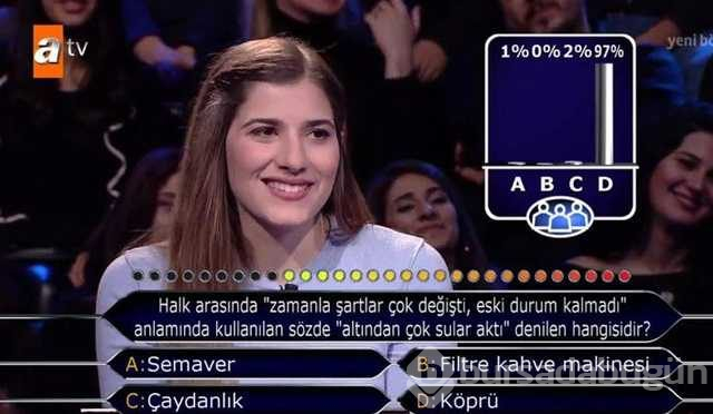 Kim Milyoner Olmak İster'deki Boğaziçili yarışmacı fena rezil oldu
