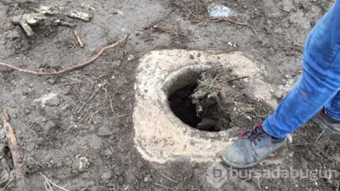 Yol çalışması yapan işçiler tarihi mermer kuyu buldu
