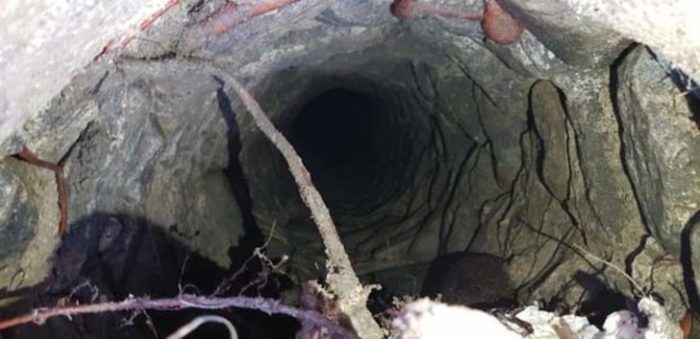 Yol çalışması yapan işçiler tarihi mermer kuyu buldu
