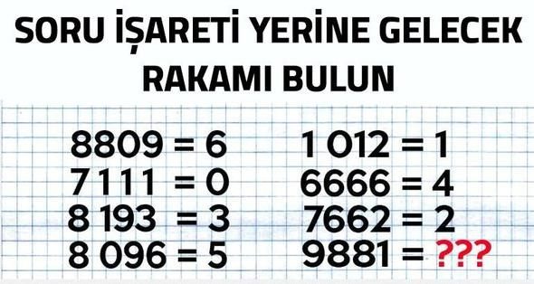 Sosyal medyayı kasıp kavuran zeka testi
