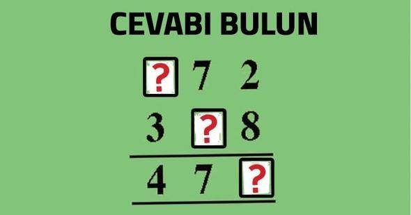 Sosyal medyayı kasıp kavuran zeka testi
