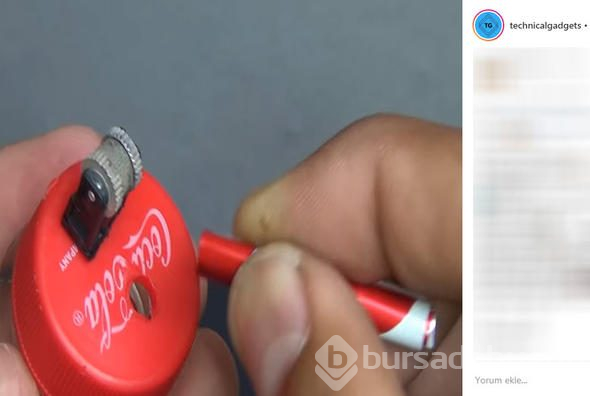 Çakmağı çöpe atmadı, içini kesip bakın ne yaptı?
