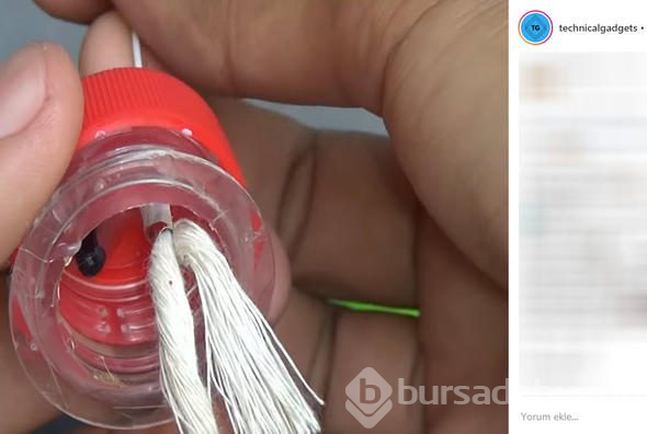 Çakmağı çöpe atmadı, içini kesip bakın ne yaptı?
