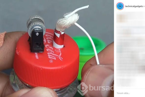 Çakmağı çöpe atmadı, içini kesip bakın ne yaptı?
