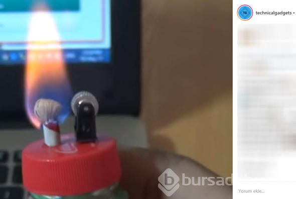 Çakmağı çöpe atmadı, içini kesip bakın ne yaptı?
