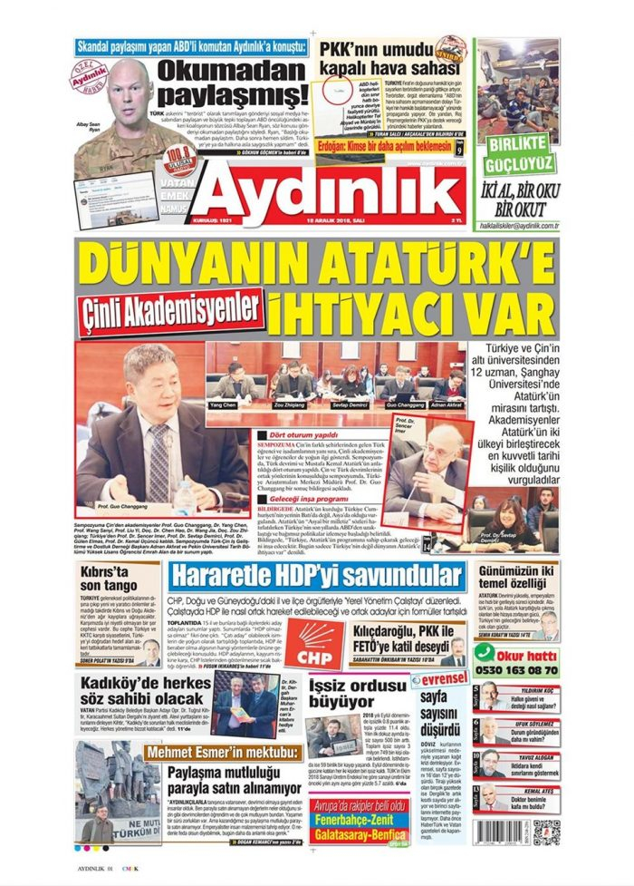 Günün gazete manşetleri - 18 Aralık 2018
