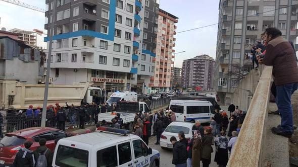 Rize'de harfiyat kamyonu dehşeti
