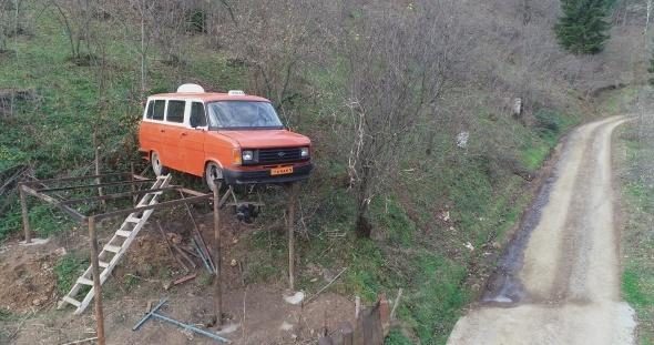 Trabzonlu vatandaş kış bahçesi yaptı ama... Görenler inanamıyor!
