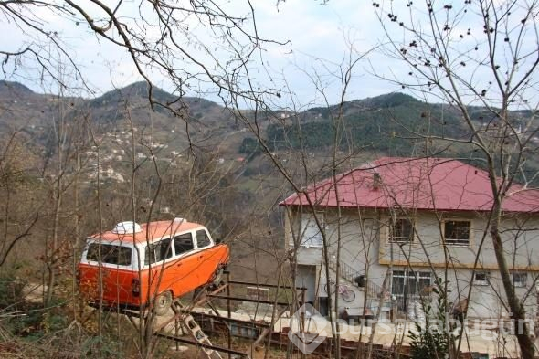 Trabzonlu vatandaş kış bahçesi yaptı ama... Görenler inanamıyor!
