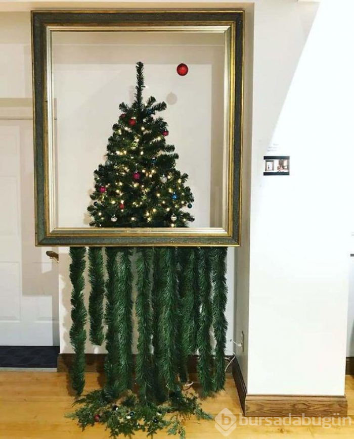 Noel ağaçlarını başka bir seviyeye taşıdılar
