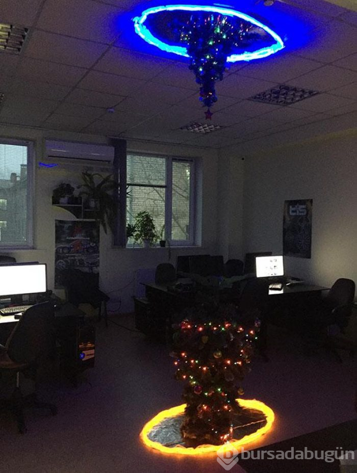 Noel ağaçlarını başka bir seviyeye taşıdılar
